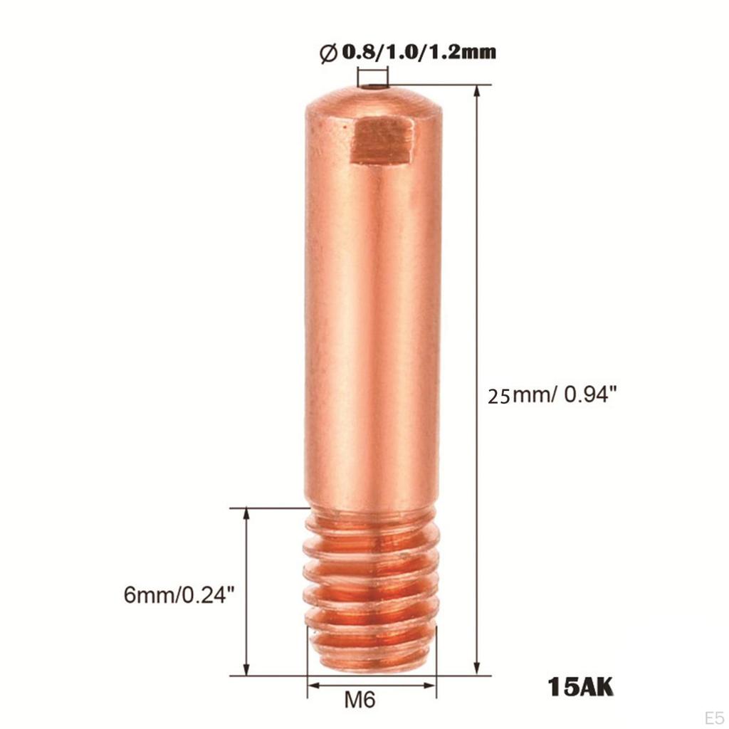 14 Pieces Consumables MIG Gas Nozzle Tip Holder for 15AK Welding , High Performance