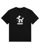 Wissi Puppy Logo Short Sleeve T-Shirt (Ws020) Black
