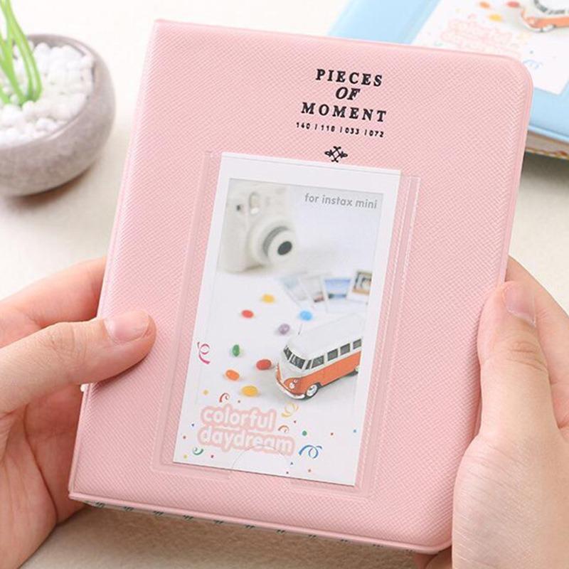 64 Pockets for Polaroid Photo Album Mini Instant Picture Case Storage for Mini Film Instax Wedding Photo Album