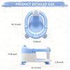 Baby Bath Seat For Babies 6 Months & Up, Toddler Bath Seats For Babies Sitting Up, Non-Slip Infant Bath Tub Chair With 4 Suction