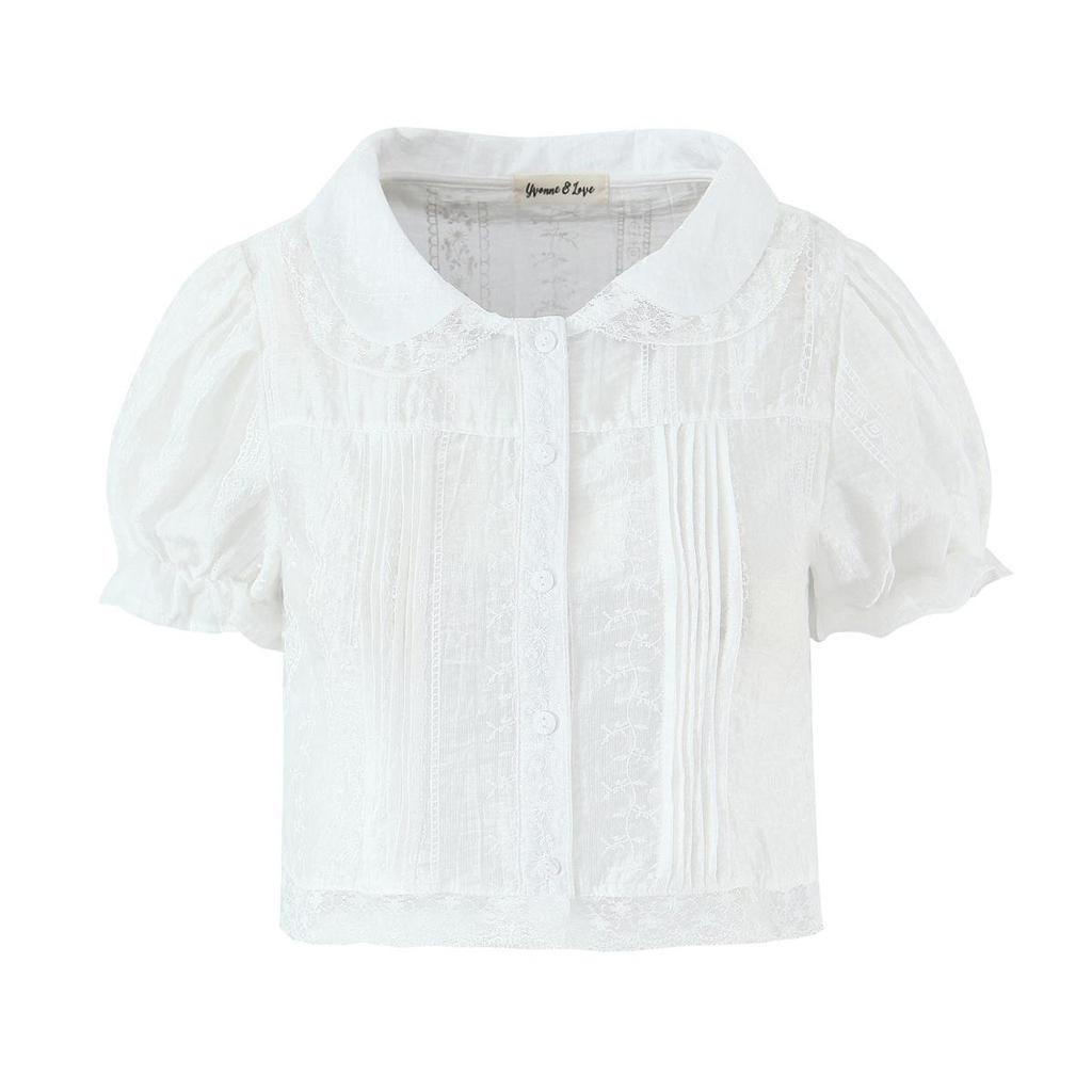 2026 Summer Fashion: European & American Casual Lace Ruffle Shirring Waist + Layered Shorts Women C27735