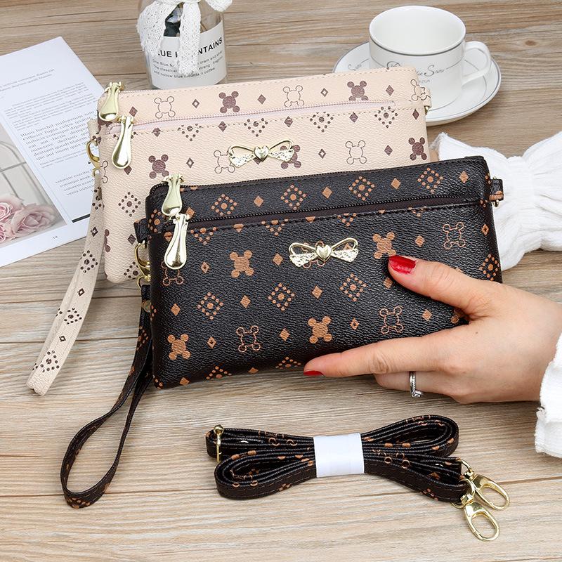Women's Long Fashion Clutch Wallet - Casual Crossbody Coin Purse and Small Bag
