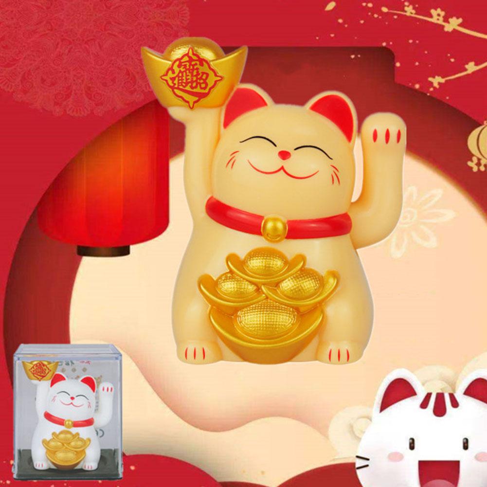 Automatic Waving Lucky Cat Ornament Lucky Cat Decor