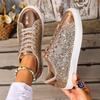 Women Sneakers Bling Flat Shoes Casual Female Breathable Sneakers Lace-up Outdoor Sport Women Vulcanize Shoes Zapatos De Mujer