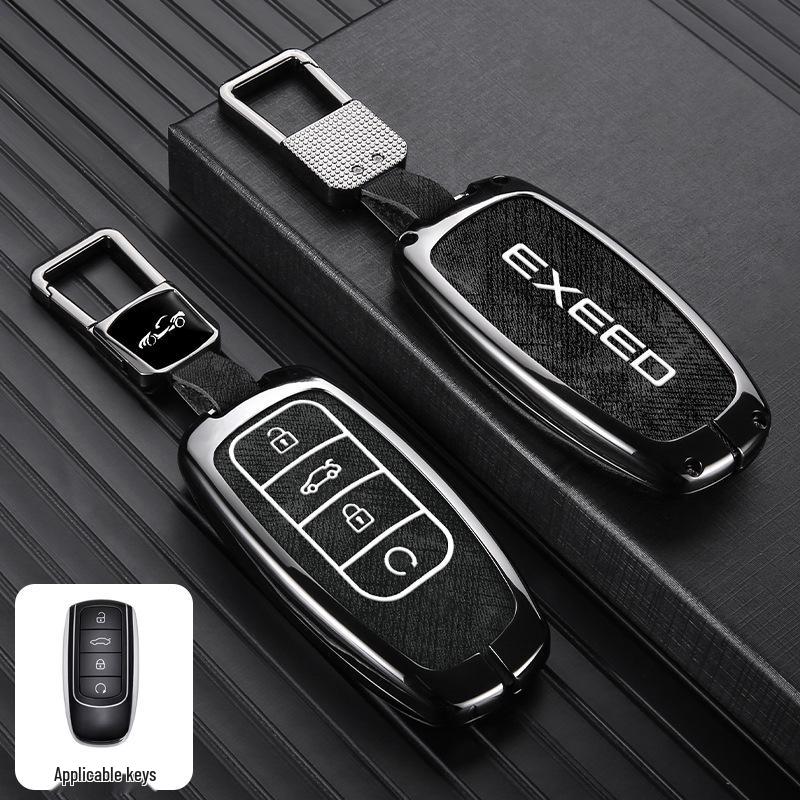 Housse de clé de voiture EXEED et Chery Yaoguang: Protection Complète en Métal Premium