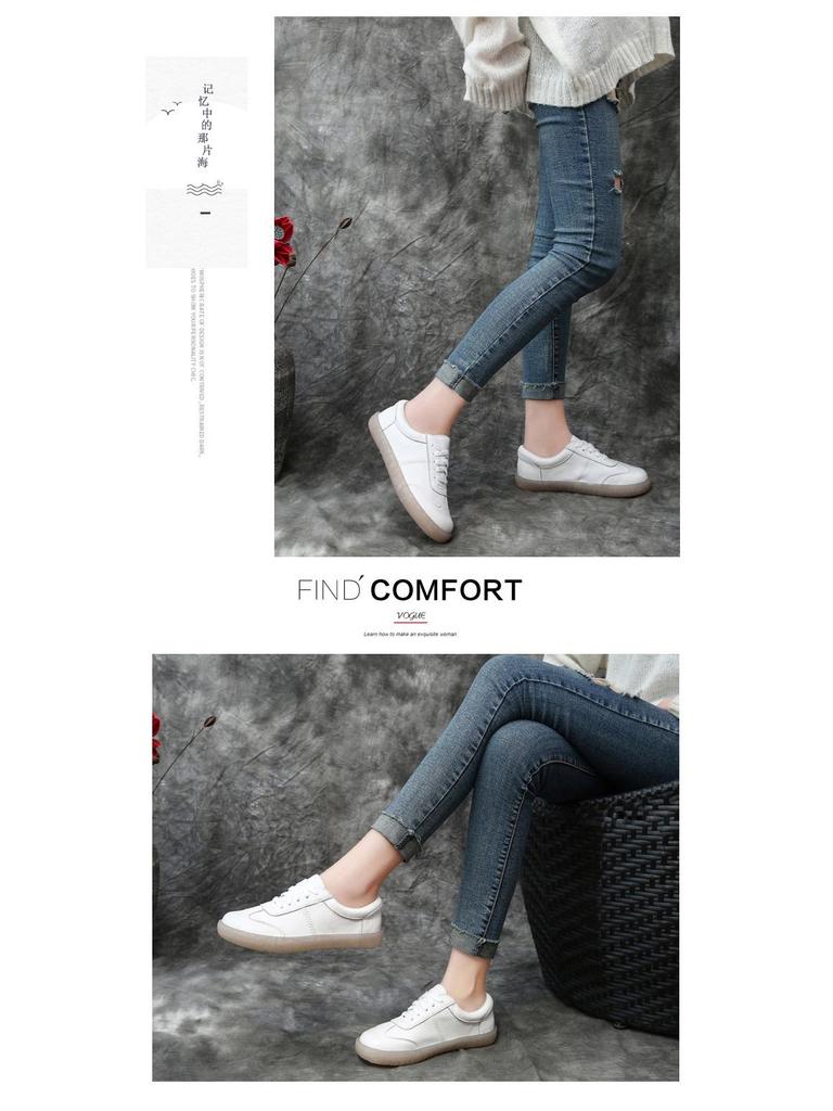 2025 Spring/Summer Genuine Leather Non-Slip Women's Soft Sole Shoes for Moms, Mori Girls, and Pregnant Women - Versatile Handmade Design.