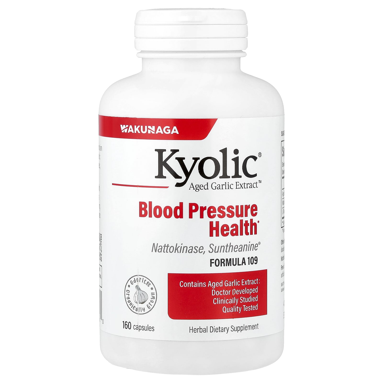 

Aged Garlic Extract™, Blood Pressure Health, Formula 109, 160 Capsules