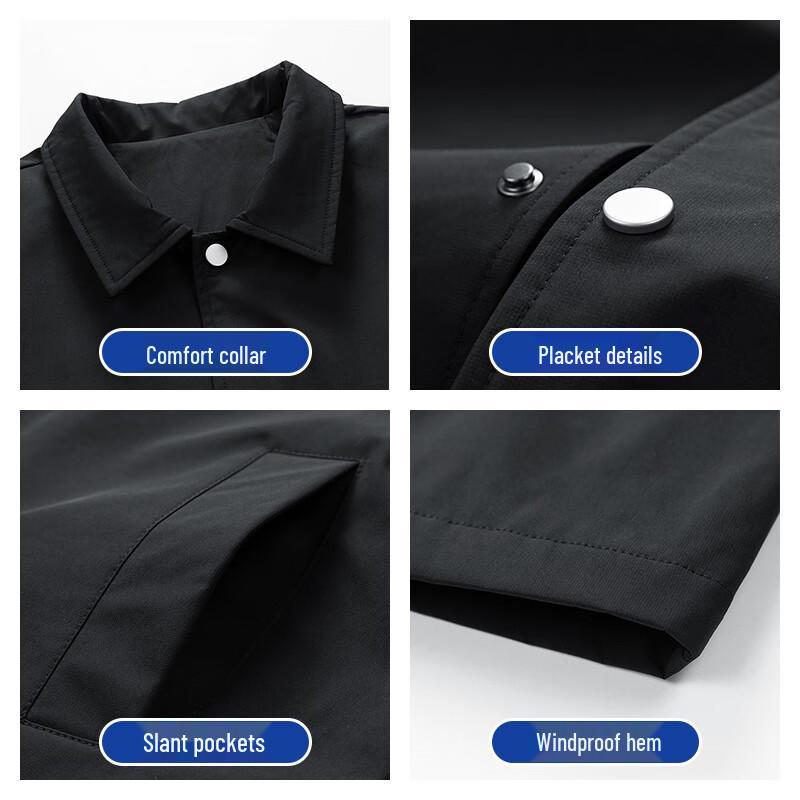 JEANSWEST Men's Stand-Collar Casual Jacket