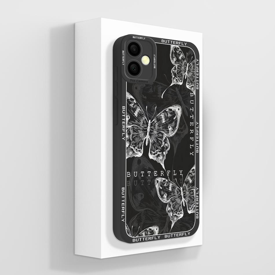 For Samsung Galaxy A05 A05S Phone Cases Fashion Full Protection Anti Choc Soft Liquid Silicone Back Cover For SamsungA05 A 05