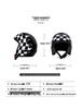Electric Vehicle Retro Motorcycle Helmet 3/4 Cap, Men & Women Spring Fierce Fire Design