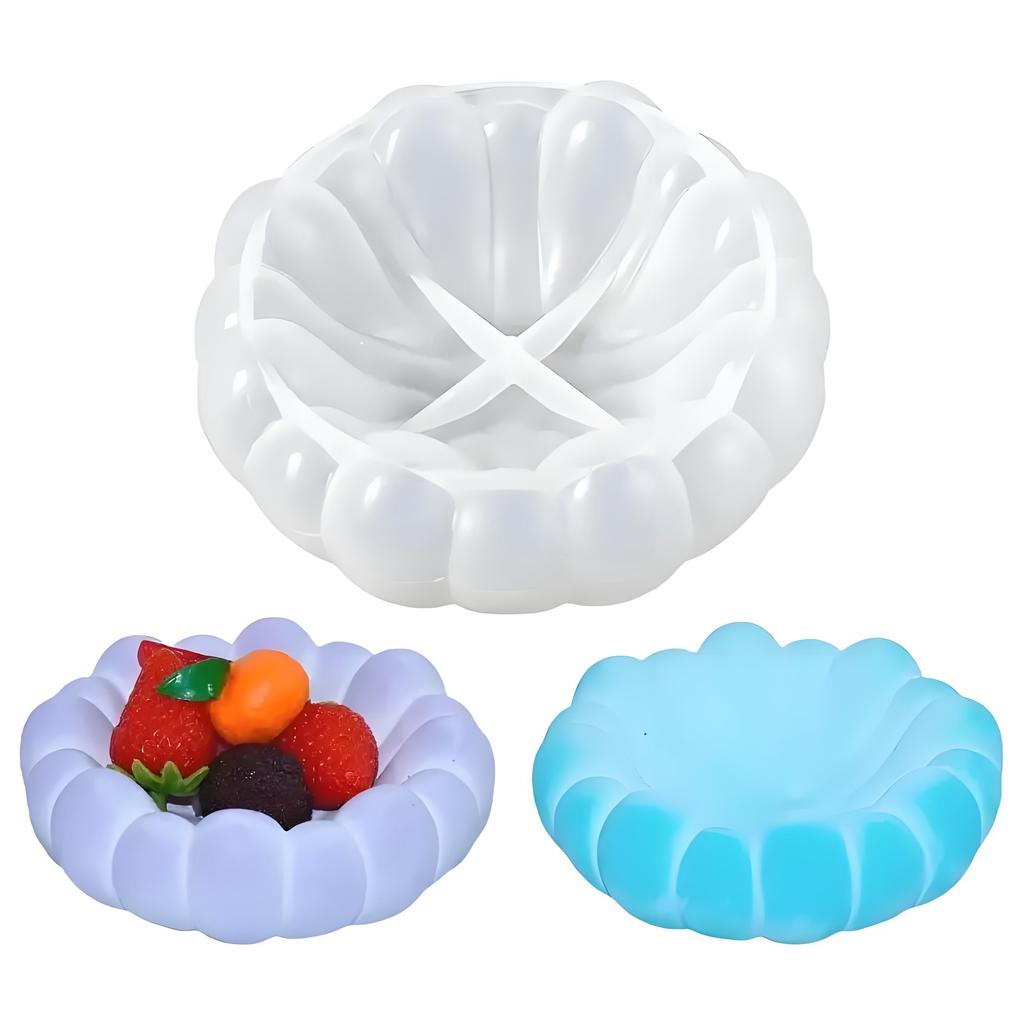 Round cloud tray mold, moldes creativos arte resina moldes creación silicona moldes bandeja joyas irregular molde placa