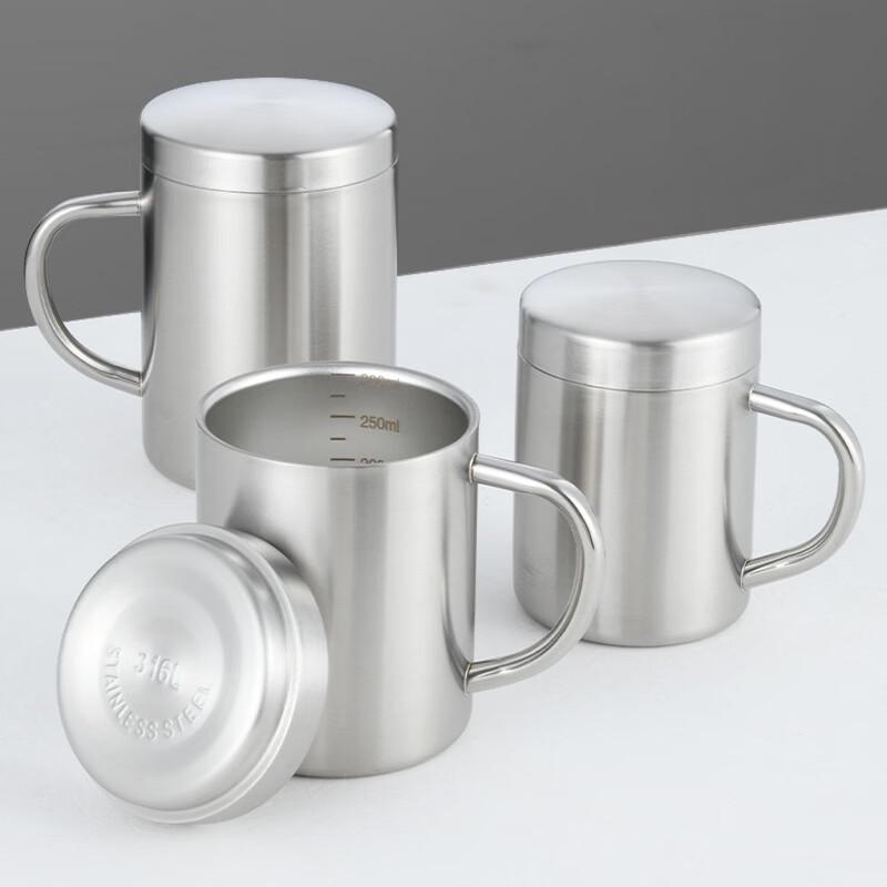 Shangqi 400ml Stainless Steel Mug with Lid