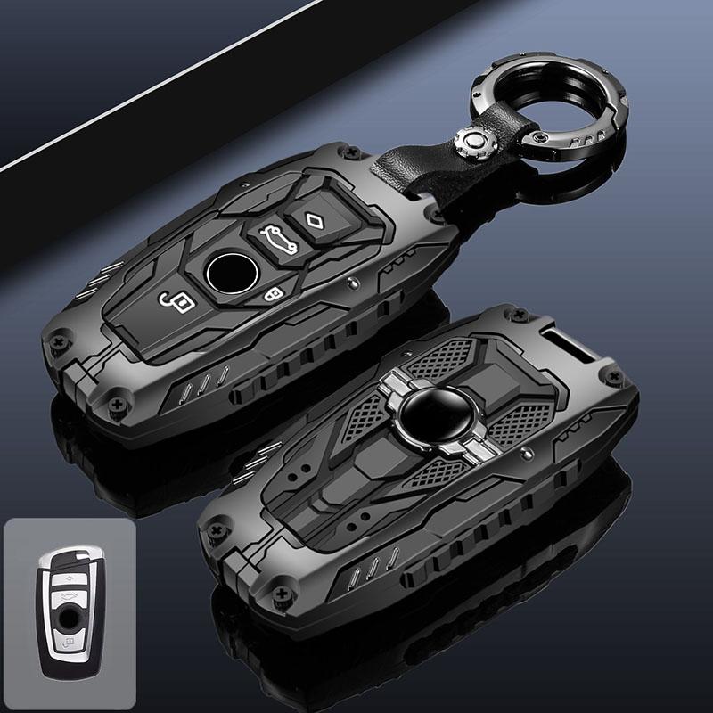 Key Fob Cover Zinc Alloy Key Case Fits For Bmw Ix Im I5 M60 X5 X7 X6 Ix I7 Remote Car Key Shell Protection