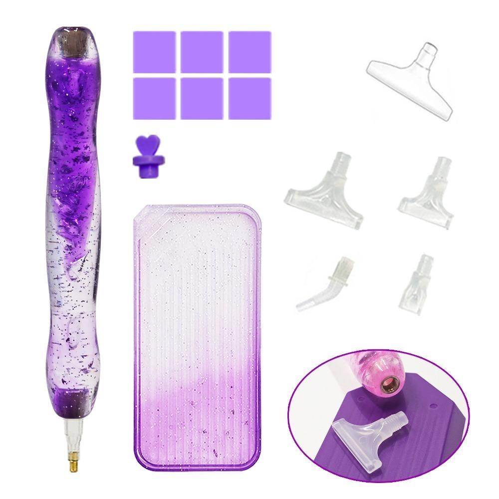 with Multifunctional Tips Diamond Painting Pen DIY Craft Replacement Pen Heads 5D Diamond Painting Tool Embroidery with Stopper