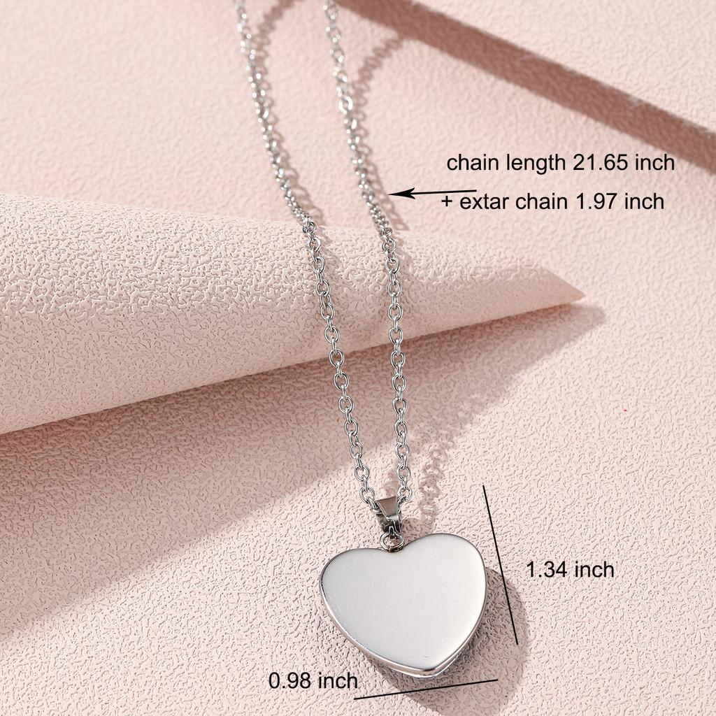 Taylor Swift Inspired Heart Shaped Necklace For Kids Stunning Glass Pendant Stylish Accessory