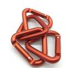 12PCS Aluminum Alloy Triangular Carabiner Buckles The Ultimate Tool for Professional Outdoor Enthusiasts Webbing/compass Hooks
