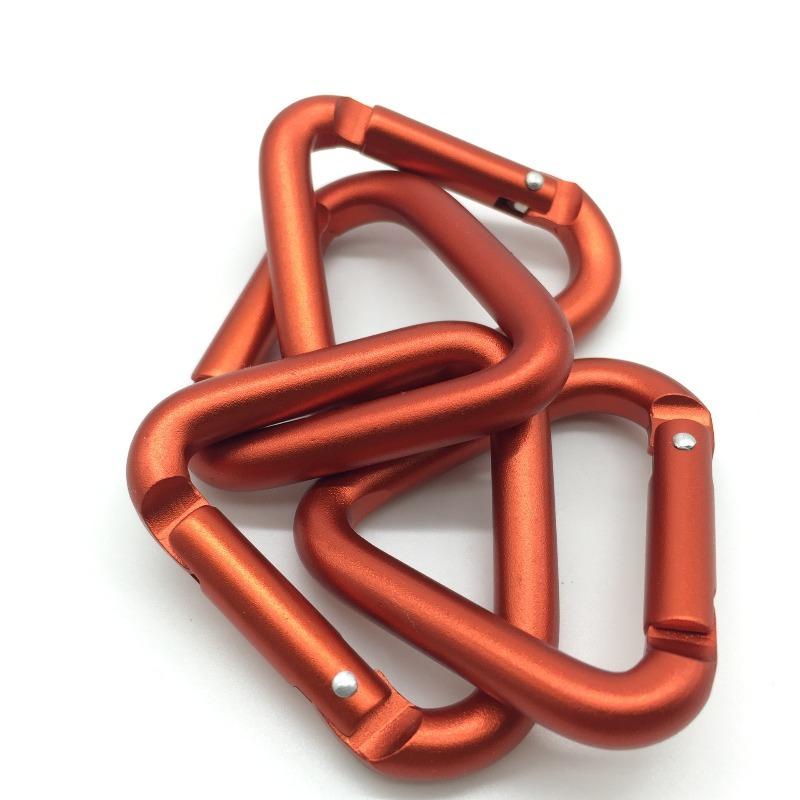 12PCS Aluminum Alloy Triangular Carabiner Buckles The Ultimate Tool for Professional Outdoor Enthusiasts Webbing/compass Hooks