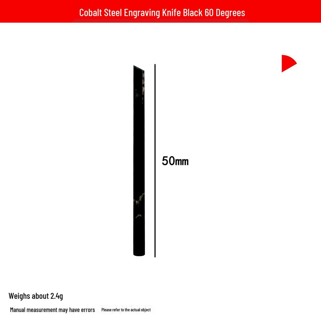 Cuchillo Rectangular Rombo de Acero al Cobalto para Grabado DIY Máquina Neumática de Grabado de Joyería de Oro y Plata
