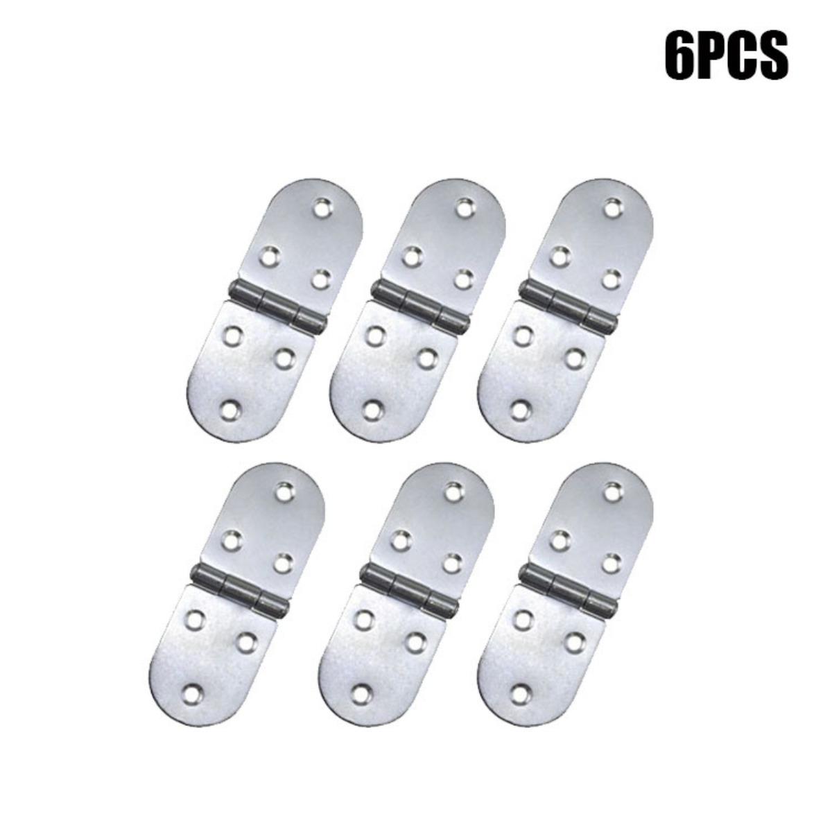 

6 шт. Металлические складные откидные петли, Подходят для столов швейных машин, мини-шкафчиков, шкафов и дверей шкафов