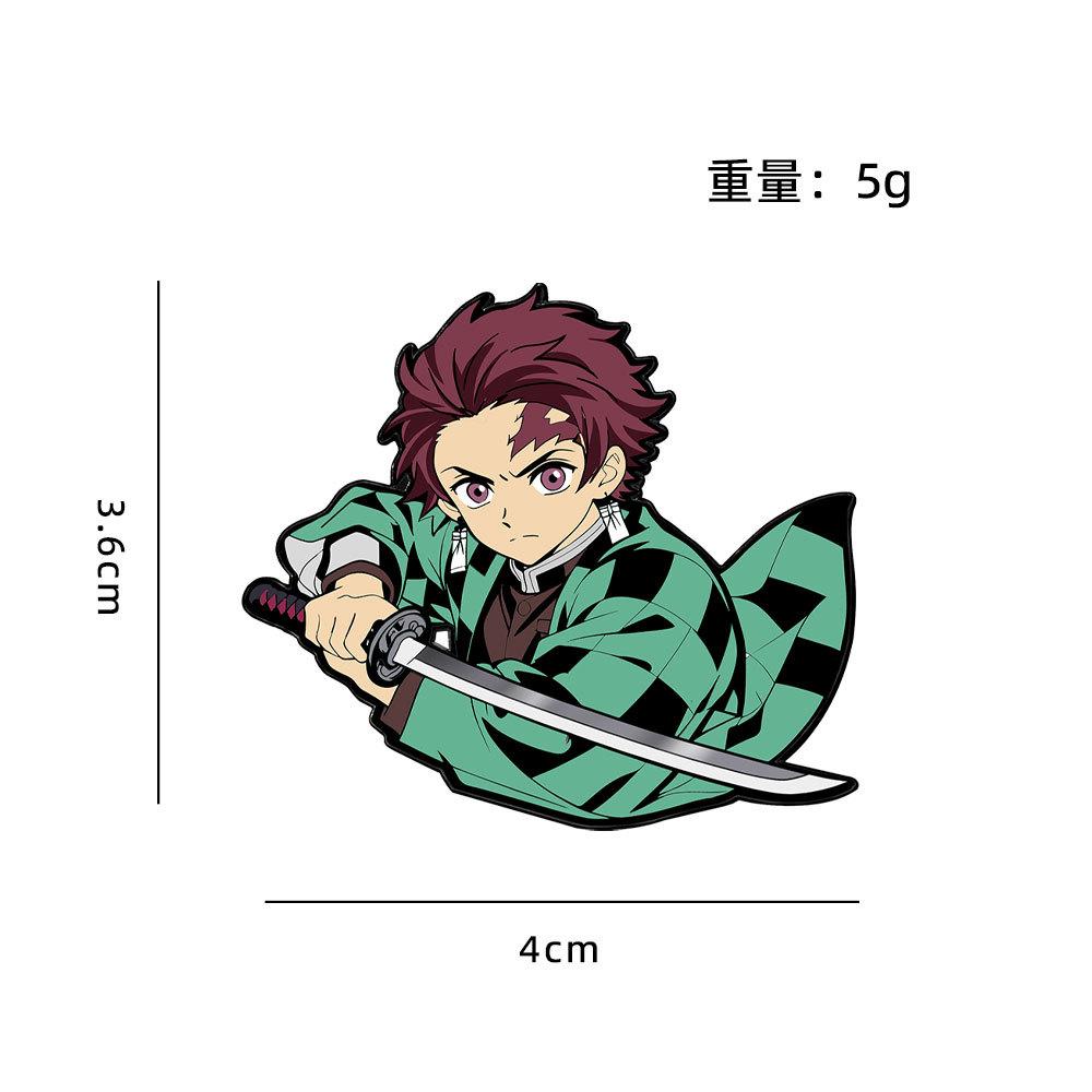 

Anime Cartoon Series Ghostblade Environmental Protection Metal Badge Cute Bag Clothing Decoration Spot Direct NEW HOT s Kid Friendly Entertaining Fun