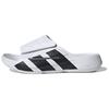 adidas LIGHTBLAZE Шлепанцы-слайдеры Унисекс Белый Черный JS3584