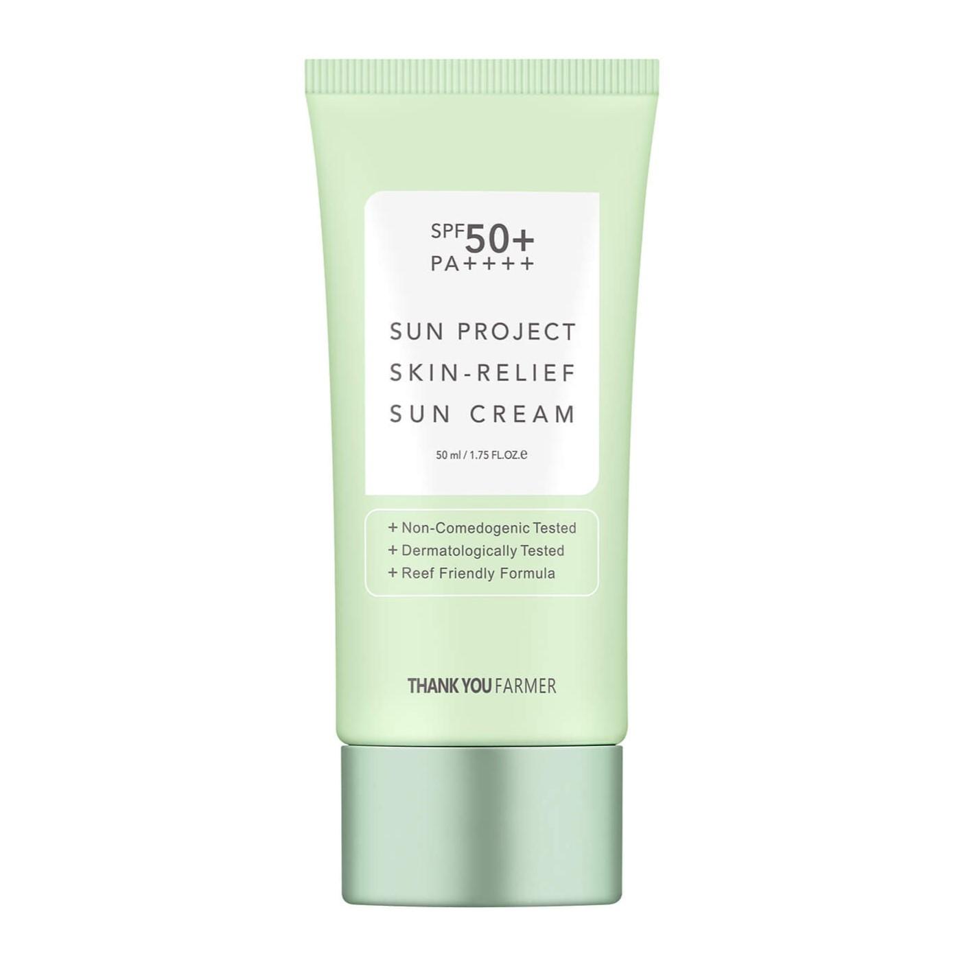 

[СПАСИБО, ФЕРМЕР] Sun Project Relief Солнцезащитный крем SPF50+ PA++++ 50 мл