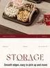 Transparent Snack & Nut Storage Box for Living Room