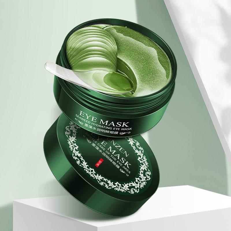 60pcs 24K Gold Seaweed Eye Mask Eye Patches Collagen Essence Skin Care Ageless Eye Patch