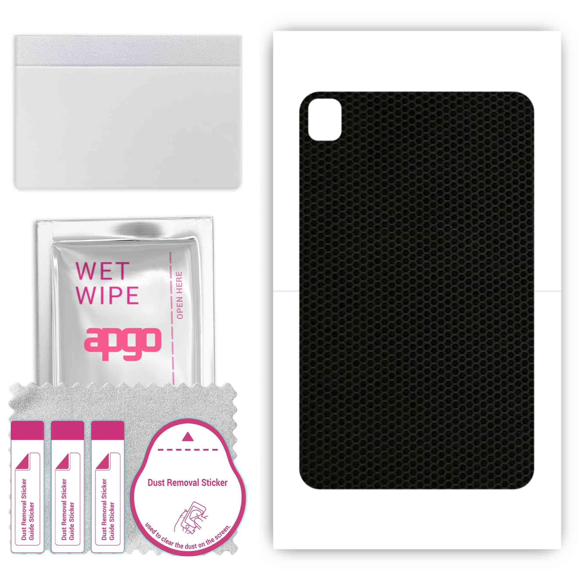 

apgo skin sticker film foil vinyl for the BACK compatible with Nokia T10, scratch-resistant, easy to install - Matrix