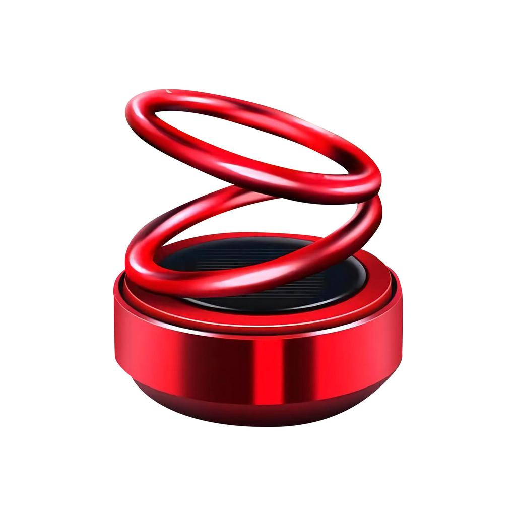 Car-mounted Suspended Rotating Double-ring Aromatherapy Solar Aromatherapy 1ml