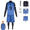 Anime Blue Lock Jersey Football Club Sportswear T-skjorte Herre Isagi Yoichi Cosplay Costume Chigiri Rensuke Kunigami Bachira Meguru