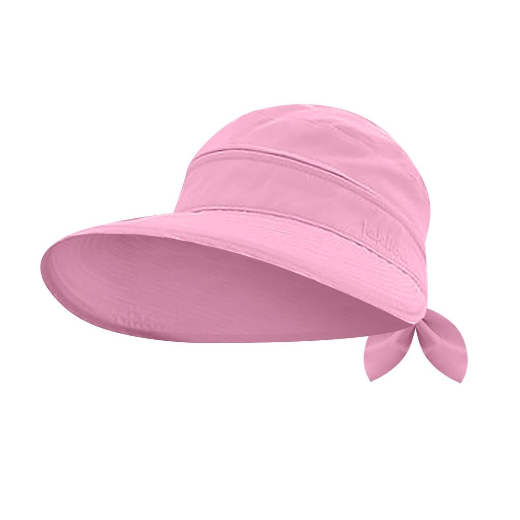 Hatt Dame Sommer Glidelås Avtakbar Tom Topphatt Utendørs Sykling Solhatt Damehatt Ansiktsdekkende Solhatt