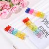 Hair Accessories Girls Women Duckbill Candy Color Colorful Hair Clip Barrette Jelly Bear Hairpin