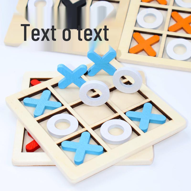 Children's Tic-Tac-Toe Puzzle: Logical Thinking & Concentration Training Toy for Two-Player Interactive Desktop Game
