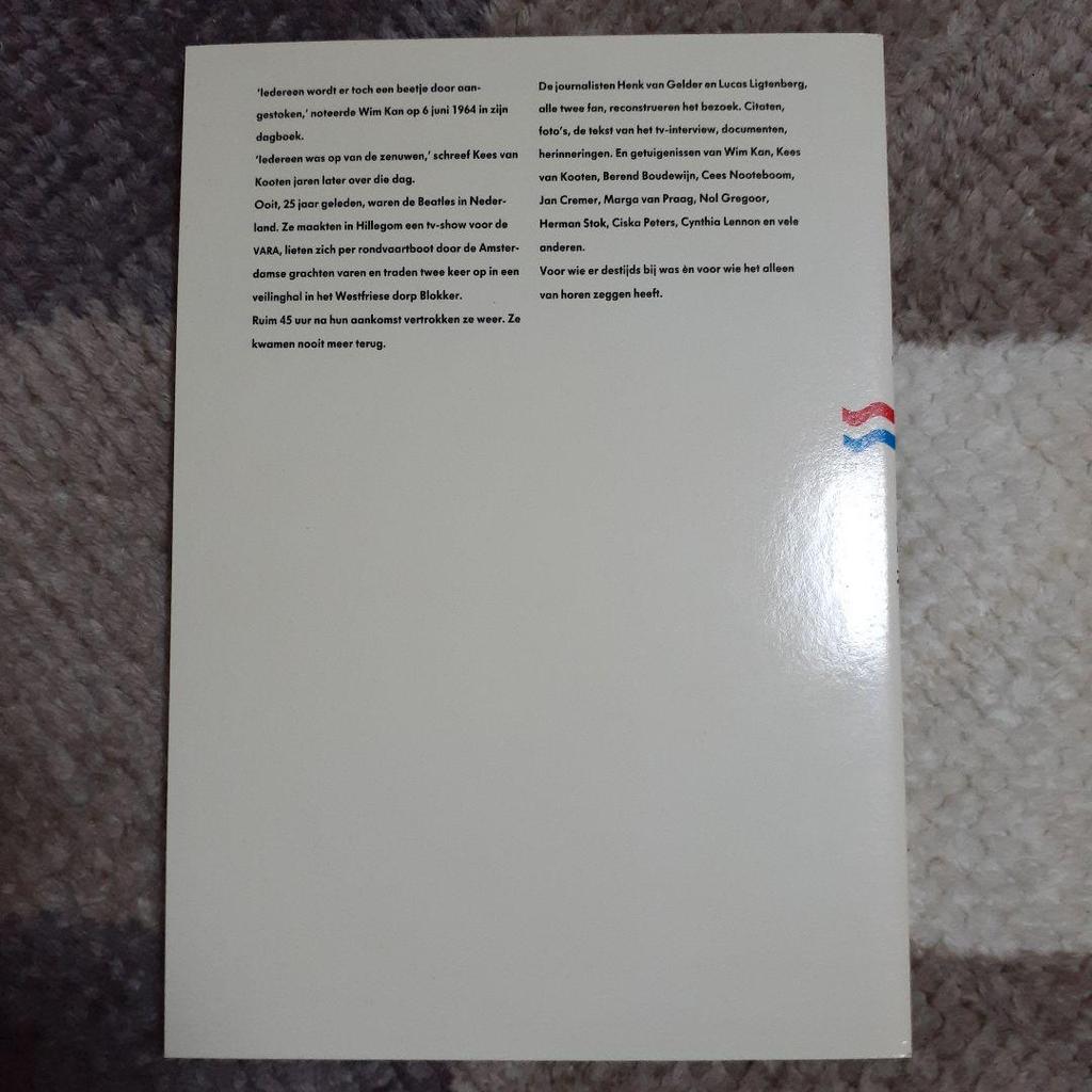 [USED] Unread THE BEATLES IN HOLLAND rare book