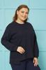 Damen Stil Große Größe Sweatshirt Basic Rundhals Sweatshirt