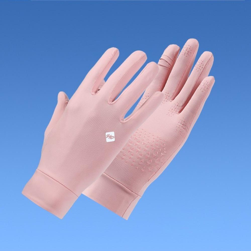 Anti-UV Sunscreen Gloves Touch Screen Riding Driving Gloves New Flip Finger Gloves  Summer