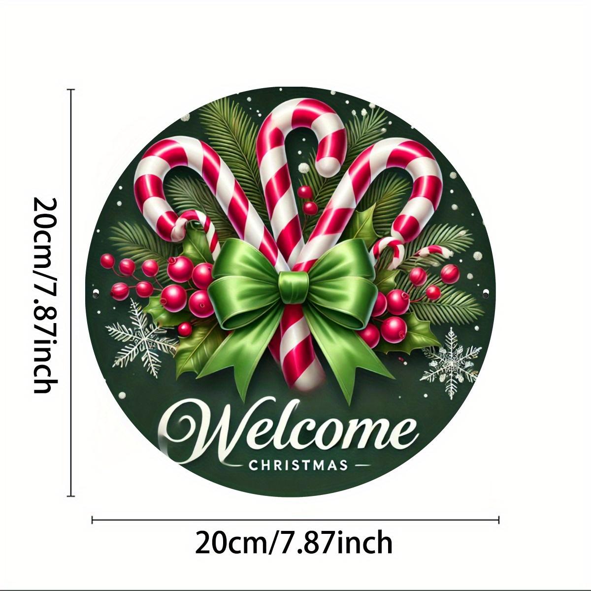 

Очаровательная настенная вывеска из кованого железа в виде леденца «Добро пожаловать» — идеально подходит для украшения входной двери и сада. чёрный