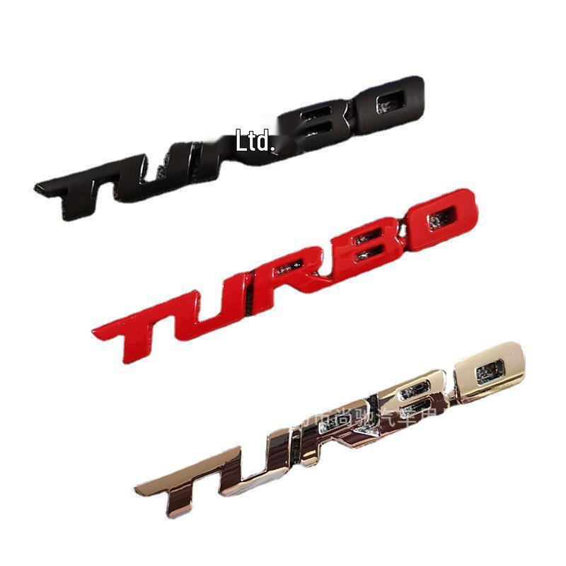 Autocollant Emblème Métal Alliage Turbo Voiture de Sport