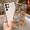 Cute Cartoon funny Capybara Phone Case for Samsung Galaxy S24 S20 S21 FE S22 Plus S23 Ultra 5G Soft Transparent Cover Fundas