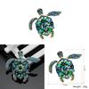Animal Turtle Brooch Pin With Electroplated Alloy For Fashion Accessories