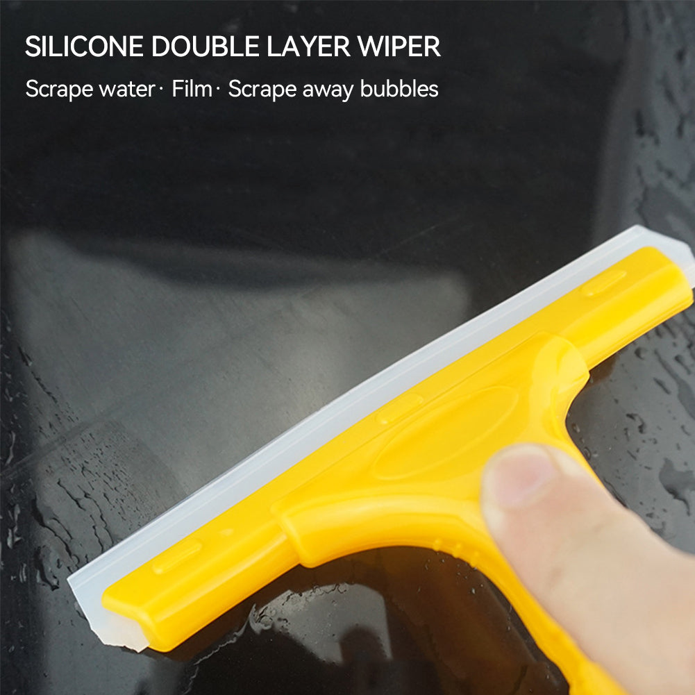 Car Silicone Water Wiper Scraper Blade Squeegee Vehicle Soap Cleaner For Auto Windshield Window Washing Cleaning Accessories