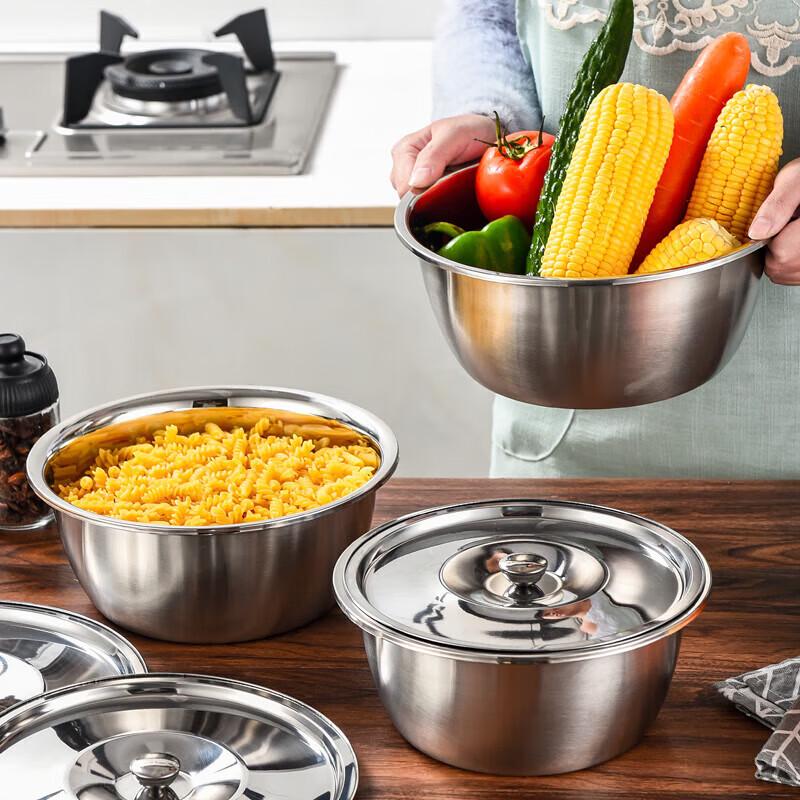 Zhi Shi Stainless Steel Kitchen Basin with Lid