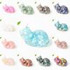 Resin Art Cat Figurine With Crystals For Home Office Decor Gift For Friends And Family