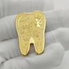 Fatina dei Denti Cambiare i Denti Monete d'Oro Regalo per Bambini Bambini Che Cambiano i Denti Monete da Collezione Monete Placcate Oro