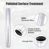 Uxcell Aluminum Alloy Tube OD 51/57/63/70/76mm Intercooler Pipe Air Intake Tube Hose 0 45 Degrees 500mm Length for Car