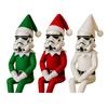 Stormtrooper na schodech Vánoční elfí panenka Sběratelská elfí figurka Dárky do punčochy na Vánoce Dekorace na domácí párty