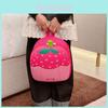 Letter Cherry Fruit Pattern Kids Backpack With Pvc Material For School And Outdoor Use