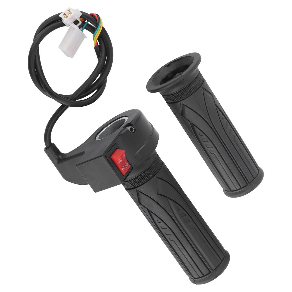 Electric Bicycle Rubber Handles Speed Control Bike Grips with Forward Reverse Function