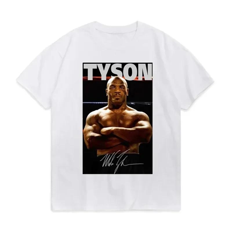 

Футболка для фанатов моды Iron Mike Boxing Champion Tyson. Летняя мужская футболка с круглым вырезом и коротким рукавом, новая повседневная модная уличная одежда 4XL